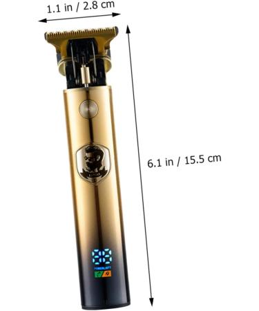 1 Set Hair Clipper Mens Hair Mustache Clippers Hair Cutting Tool Men's Electric for Shaving Face Hair Cutting Clipper Liquid Crystal Electric Scissors Man Titanium Alloy - Buy Online on GoSupps.com