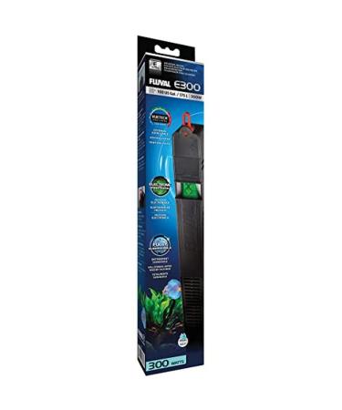 Fluval E300 Advanced Electronic Heater, 300-Watt Heater for Aquariums up to 100 Gal., A774