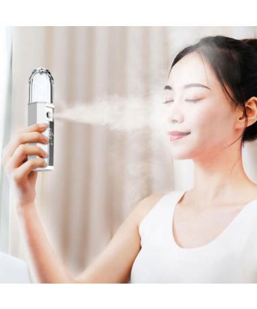 POPETPOP 1pc Water Mister for Face Facial Mist Sprayer Electric Face Mister Portable Face Steamer Mini Facial Instrument Nano Mist Sprayer Cream White Eyelash 15.60X3.60X3.60CM White - Buy Online on GoSupps.com