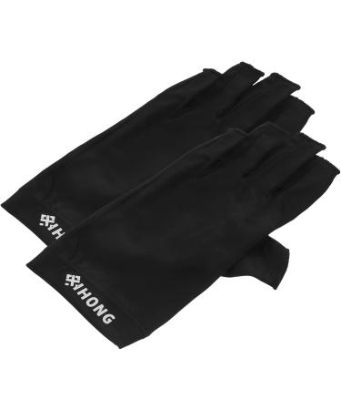 Healeved 4 Pairs Uv Gloves Fingerless Gloves Manicure Gloves Nail Art Skin Care Supply Cooling Gloves Girls Uv Shield Gloves Sun Protective Gloves Point Fingers Women's Nail Polish Fabric - Buy Online on GoSupps.com