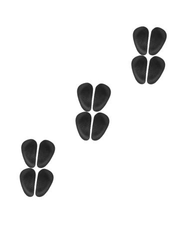 GLEAVI 6 Pairs Palm Sole Pad Arch Cushions Inserts Foot Arch Pads Arch Support Shoe Insoles Plantar Insoles Full Absorption Insole Half Shoes Pads Man Half Pad Nylon