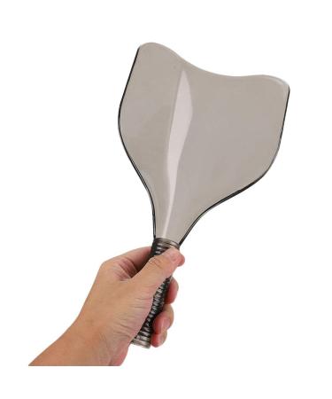 Professional Hairdressing Face Cover - Transparent Gray Hairspray Shield for Salon Styling Tools - Buy Online on GoSupps.com