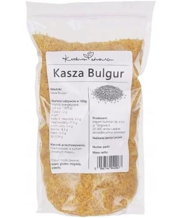  Kuchnia Zdrowia Kuchnia Zdrowia - Bulgur Semolina - High Quality - Natural - Vegan - Leak-proof zip-lock bag - 1kg Doypack - Buy Online on GoSupps.com