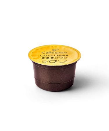 Tchibo Cafissimo Caff Crema Mild Coffee Capsules - Sustainable & Fair Trade - 10 Pieces (70g) - Buy Online on GoSupps.com