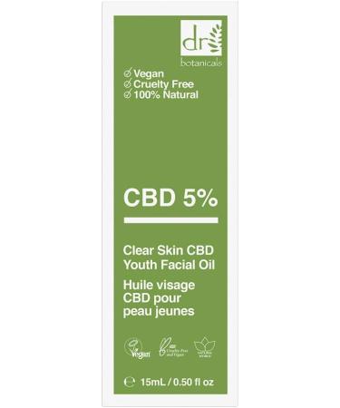 Organic CBD facial oil 15ml antioxidants anti-redness anti-aging - Buy Online on GoSupps.com