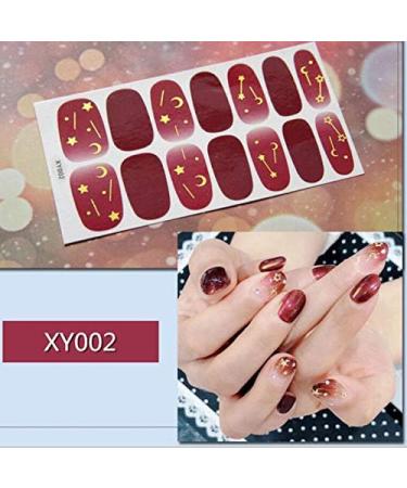 Mwoot Nail Ticker - Self-Adhesive Nail Stickers for Beautiful DIY Nail Art | 112 Pieces - 8 Sheets of Fashionable Manicure Decorations - Buy Online on GoSupps.com