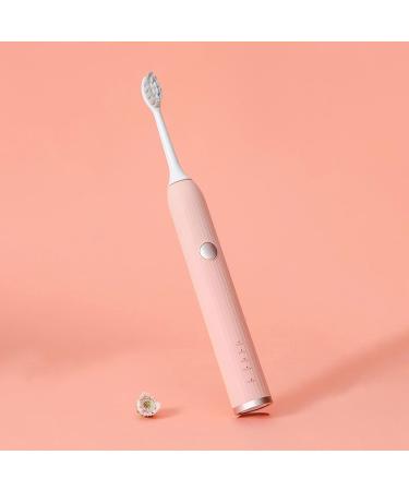 Buy Pink Electric Toothbrush Efficient Cleaning Soft Bristles Waterproof & USB Rechargeable | Ideal for Home & Travel - Buy Online on GoSupps.com
