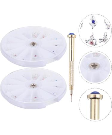 Beaupretty 2 Boxes Nail Pendant Pierced Fingernail Jewels Dangle Nail Art Charms Nail Piercing Charms Japanese Rivet Nail Decorations for Nail Art Nail Art Decor Metal Alloy 3d Manicure Assorted Color 6.8x0.5cm - Buy Online on GoSupps.com