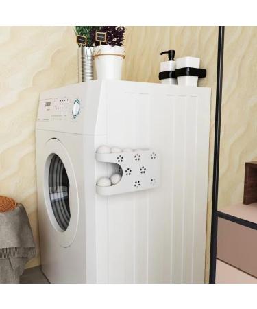 WDT Tool Magnetic Dryer Ball Holder for Laundry Room Automatic Dryer Balls Roller Chute Container & Organizer Dryer Ball Dispenser for Storage White Dryer Ball Basket (No Balls) - Buy Online on GoSupps.com