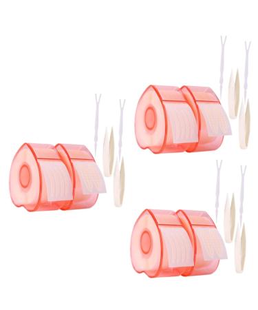minkissy 6 Rolls Lace Double Eyelid Sticker Invisible Double Eyelid Tape Adhesive Eye Lift Tape for Droopy Lid Eyelid Shadow Stickers Adhesive Strip Tape Strips Stereotypes