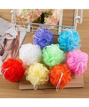 Buy BlueQueen Loofah Sponges - Colorful Reusable Bath Balls for Kids | Assorted Mesh Shower Poufs - International Shipping Available - Buy Online on GoSupps.com