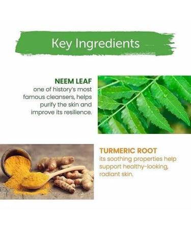 Purifying Neem Face Wash | Clear Skin with Neem & Turmeric | Acne Treatment - Buy Online on GoSupps.com