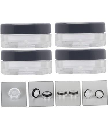 Angoily 4pcs Powder Box Powder Puff Blush for Cheeks Clear Makeup Jar Travel Accessories As Cosmetic - Buy Online on GoSupps.com