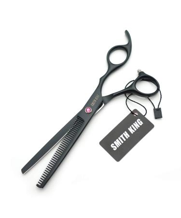 Professional 7.0 Inch Hair Cutting Thinning Scissors Set with Razor - Black - Buy Online on GoSupps.com