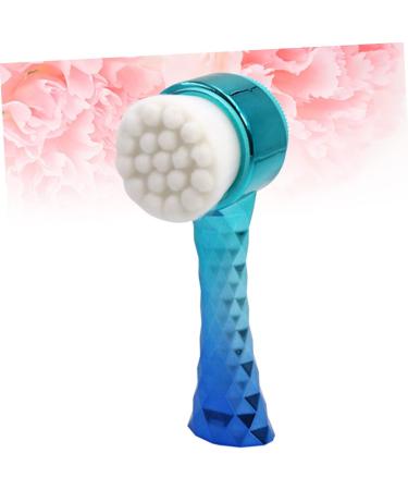 Ipetboom Facial Cleaner Face Scrub Brush Silicone Facial Cleansing Brush Silicone Cleaning Brush Hand Scrubber Body Cleansers Skincare Tool Face Wash Brush Face Cleaner 3d Apron Gradient 13x4.5cm Blue - Buy Online on GoSupps.com