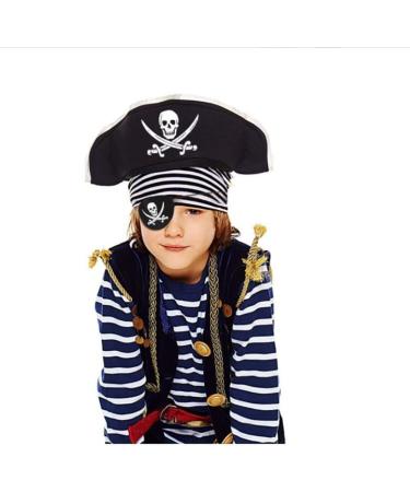 Pirate Eye Patches Black Felt One Eye Sword Skull Caribbean Captain Eye Patches for Halloween Party Christmas and Children Party Favors Costume Prop (12 Pcs) - Buy Online on GoSupps.com