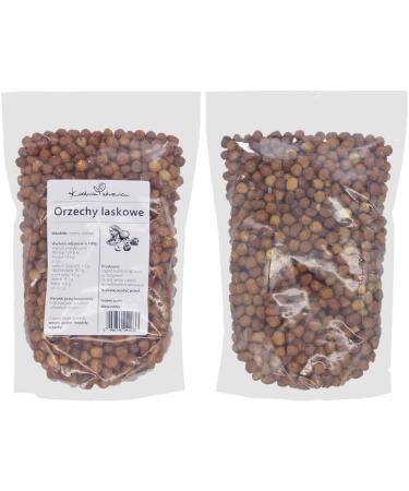 Kuchnia Zdrowia - Whole Hazelnuts - Salt Free - Natural - No Additives - High Quality - Leak Proof Zipper Packaging - Doypack: (1000 Grams) - Buy Online on GoSupps.com