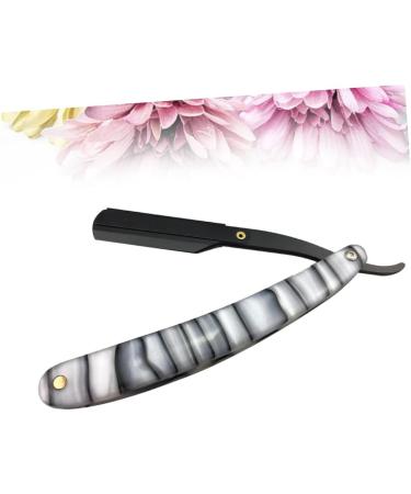 Beavorty Metal Hand Razor - Steel Straight Razor for Men | Safe Hairdressing Tool - Buy Online on GoSupps.com