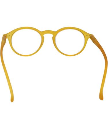 Calabria ZT-1662 Round Reading Glasses +1.50 | Trendy Vintage Eyewear for Men & Women | Stylish Single Power TR90 Readers - Buy Online on GoSupps.com
