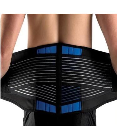 FitMad Adjustable Neoprene Double Pull Lumbar Support Brace - XXL 40-44 - Back Pain Relief - Buy Online on GoSupps.com