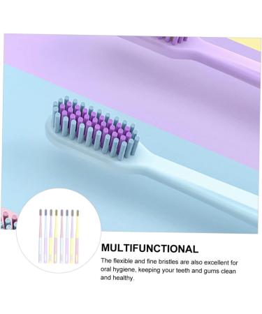 Buy Minkissy 8-Pack Ice Cream Toothbrushes for Sensitive Gums | Adult Tooth Hygiene | Small Head for Family Use | Soft & Elastic Design - Buy Online on GoSupps.com