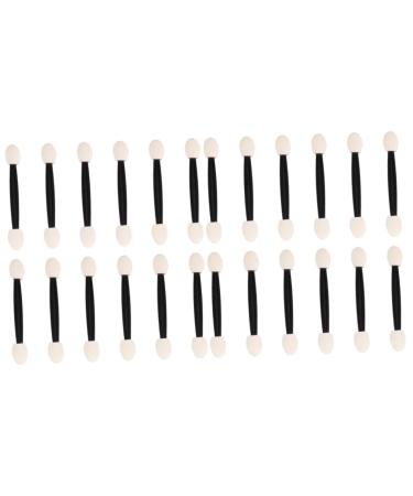 Didiseaon 48 Pcs Eyeshadow Stick Smudge Eye Brush Eyeshadow Brush Kit Eye Shadow Brush Sponge Miss Set 7cmx2pcs Black+whitex2pcs