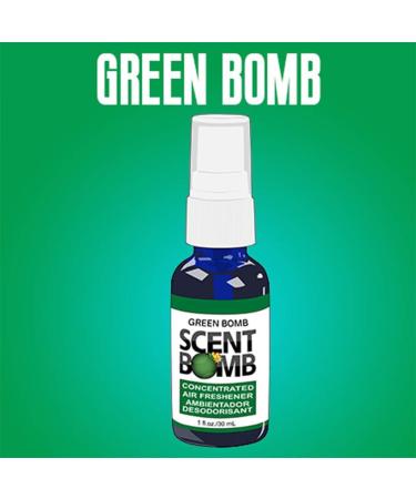 Scent Bomb Green Bomb 1 oz Concentrated Air Freshener Spray for Men - Buy Online on GoSupps.com