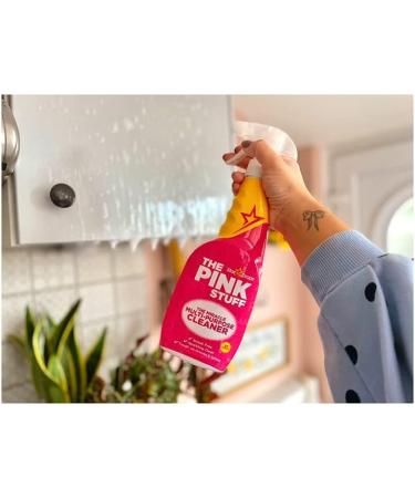 The Pink Stuff The Miracle Multi Purpose Cleaner Spray 850ml + The Pink Stuff The Miracle Bathroom Foam Cleaner Spray 750ml + Our Gift for You: Organza Bag Size: 9 x 7 x 0.1cm - Buy Online on GoSupps.com