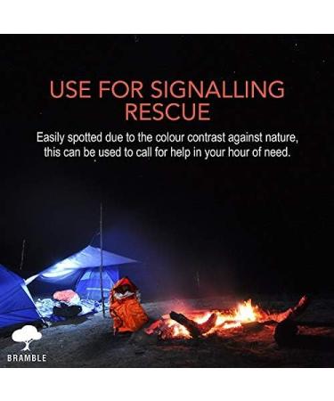 Bramble Thermal Emergency Bivouac Sack - 2 Pack Ultra-Light Waterproof Rescue Blankets for Camping Hiking & Emergencies - 213x91cm - Buy Online on GoSupps.com