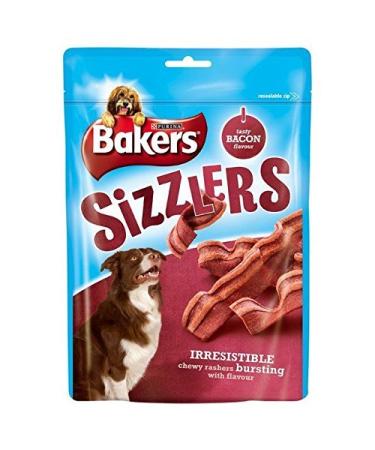 Bakers Dog Treats Bacon Sizzlers 120g (Pack of 2)