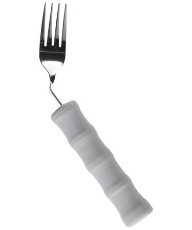 Homecraft Lightweight Foam Handled Cutlery - Angled, Fork, Left, (Eligible for VAT Relief in The UK) Fork for Limited Wrist Movement, Independent Self-Feeding Utensil for Arthritis, Elderly, Disabled