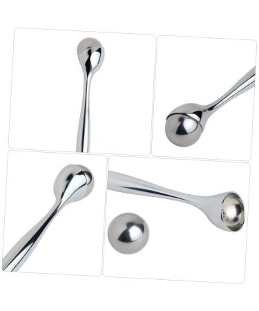 FRCOLOR 5pcs Eye Massage Spoon Set - Anti-Wrinkle Makeup Applicator Sticks for Skin Care | Portable Stainless Steel Face Cream Tools - Buy Online on GoSupps.com