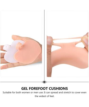 Shop NOLITOY 4 Pairs Forefoot Pads - Silicone Cushion Inserts for Women | High Heel Comfort & Support - International Shipping Available - Buy Online on GoSupps.com