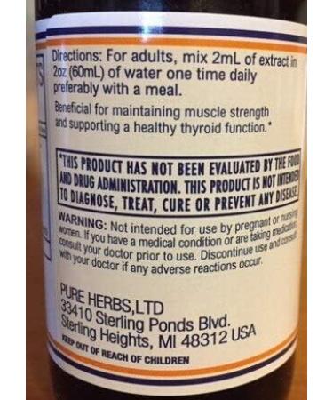 Pure Herbs Ltd. Bladderwrack (4 oz.) - Buy Online on GoSupps.com