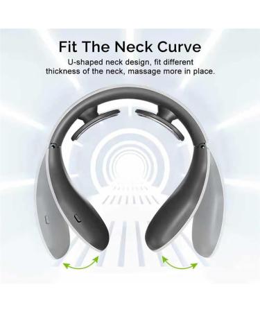 Relaxnecker Portable Neck Massager - Heated Pain Relief 4 Modes & 15 Levels of Intensity - Ideal for Neck Pain Relief - Buy Online on GoSupps.com