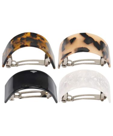 Frcolor Hair Clips - Spring Ponytail Half Round Hairpins for Women & Girls - Perfect Hair Accessories for Stylish Decorations | International Shipping Available - Buy Online on GoSupps.com