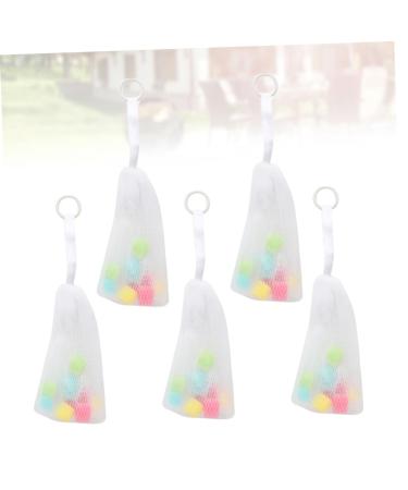 FRCOLOR 5pcs Mesh Soap Bags | Travel Soap Holder & Saver | Cellophane Pouch for Shower & Cleaning | 8x24cm - Buy Online on GoSupps.com