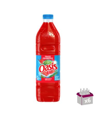 Oasis Strawberry Raspberry - 6 x 2L