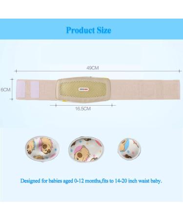 Adjustable Baby Hernia Belt - Umbilical Truss & Navel Band for Newborns Medium - Buy Online on GoSupps.com
