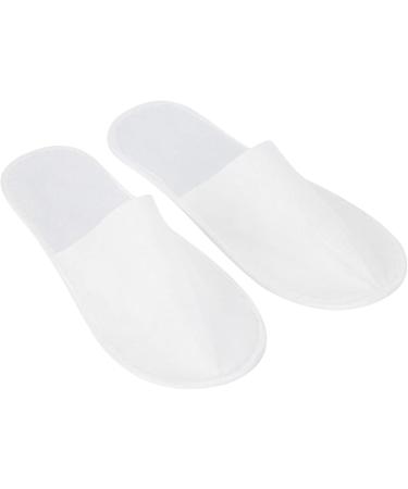 Buy Cikonielf 50 Pair Portable Unisex Disposable Slippers - Non-Slip House Shoes for Home Spa Hotel & Party - Easy to Transport (3mm Fleece Whiteboard) - Buy Online on GoSupps.com
