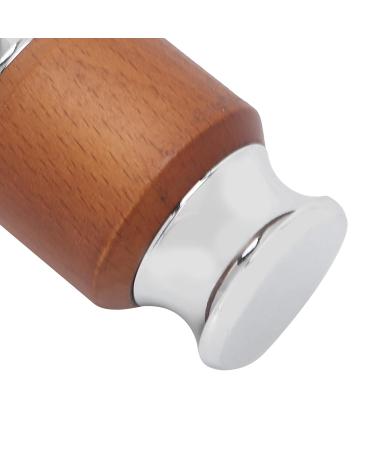 Ankroyu Men's Hairdressing & Beard Razor Brush - Wooden Handle Foam Cleaning Brush for Salon & Home Use - Buy Online on GoSupps.com
