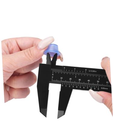 Healeved 10pcs Eyebrow Distance Caliper Tool Sliding Ruler Eyebrow Rulers Plastic Eyebrow Ruler Pp 21.00X7.30X0.50CM Black - Buy Online on GoSupps.com