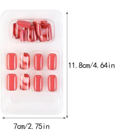 dijiusidy False Nail Perfect Matching Simple to Wear Fingernail Full Coverage Press Type Strong Viscosity Adjustable Paster Type 34 F741 Type 34 F741 - Buy Online on GoSupps.com