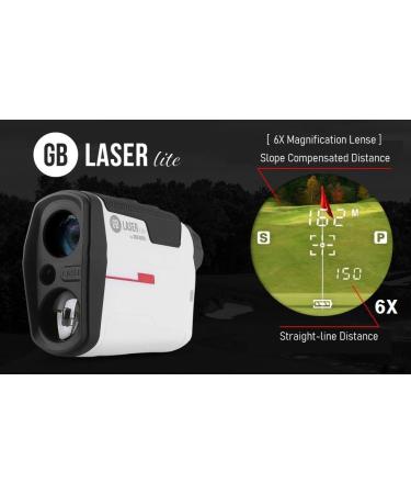 Golf Buddy Laser Lite Rangefinder | Magnetic Case | Slope Compensation | Fast & Accurate Measurement | Vibration Alert | 3 Targeting Modes | 6X Magnification - Buy Online on GoSupps.com