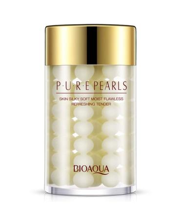 BIOAQUA Pure Silk Pearl Essence Face Cream - Hydrating Hyaluronic Acid Moisturizer for Flawless Skin - 120g - Buy Online on GoSupps.com