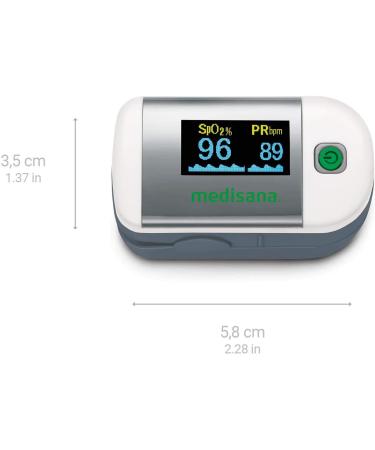 MEDISANA Pulse Oximeter PM A10 - Accurate Blood Oxygen Saturation (SpO2%) & Heart Rate Monitor | Fast International Shipping - Buy Online on GoSupps.com