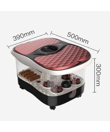 Double Foot Tub Hot Tub Foot Bucket Automatic Massage Electric Heating Thermostat Home Washbasin Beauty Comes - Buy Online on GoSupps.com