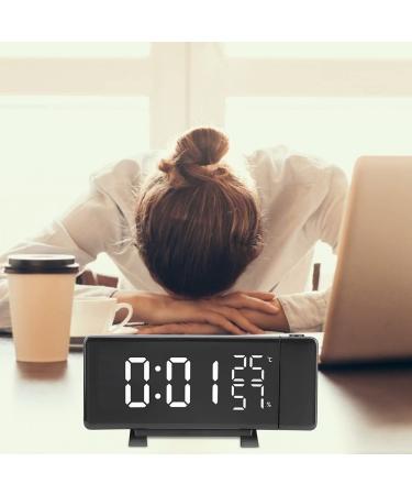 USB Projection Alarm Clock Innovative Digital Alarm Clock Portable Thermometer Hygrometer Clock for Home Use