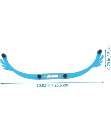 Hemoton eyebrow threading kit level ruler aluminum alloy microblading kit brow mapping tool 25.5x1.3cm Blue - Buy Online on GoSupps.com