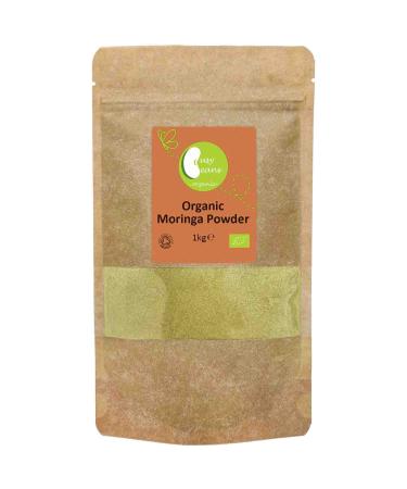 Organic Moringa Leaf Powder - Certified Organic - by Busy Beans Organic (1kg)